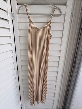 Rusty Striped Slip Dress
